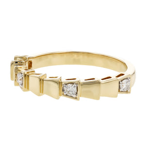 Prism Gold & Diamond Ring