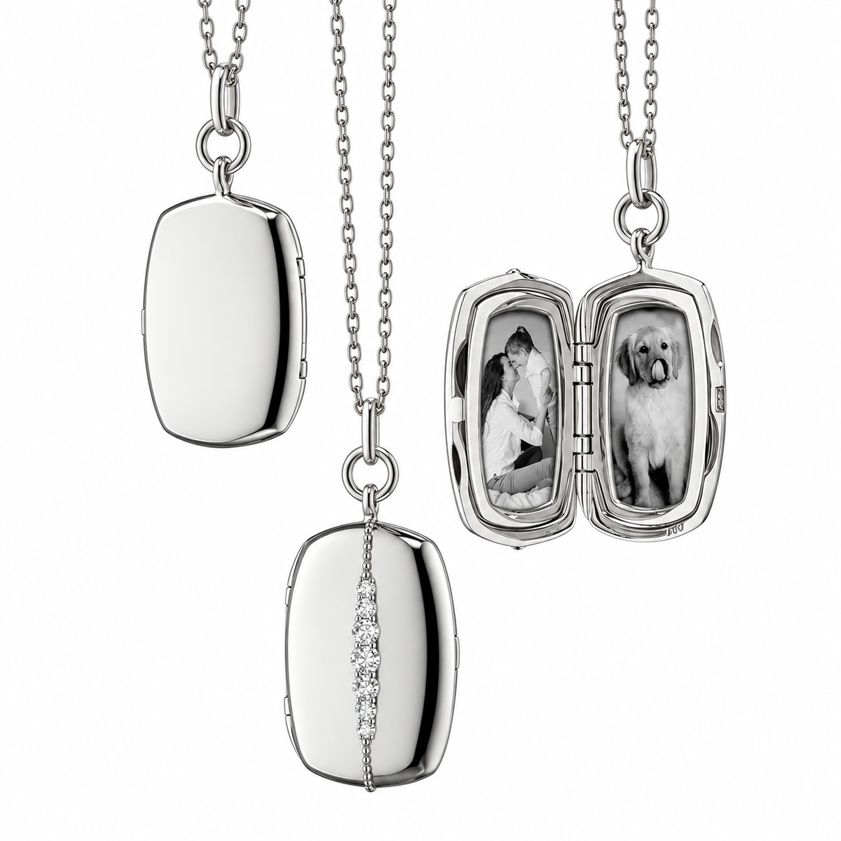 White Sapphire Kate Locket by Monica Rich Kosann