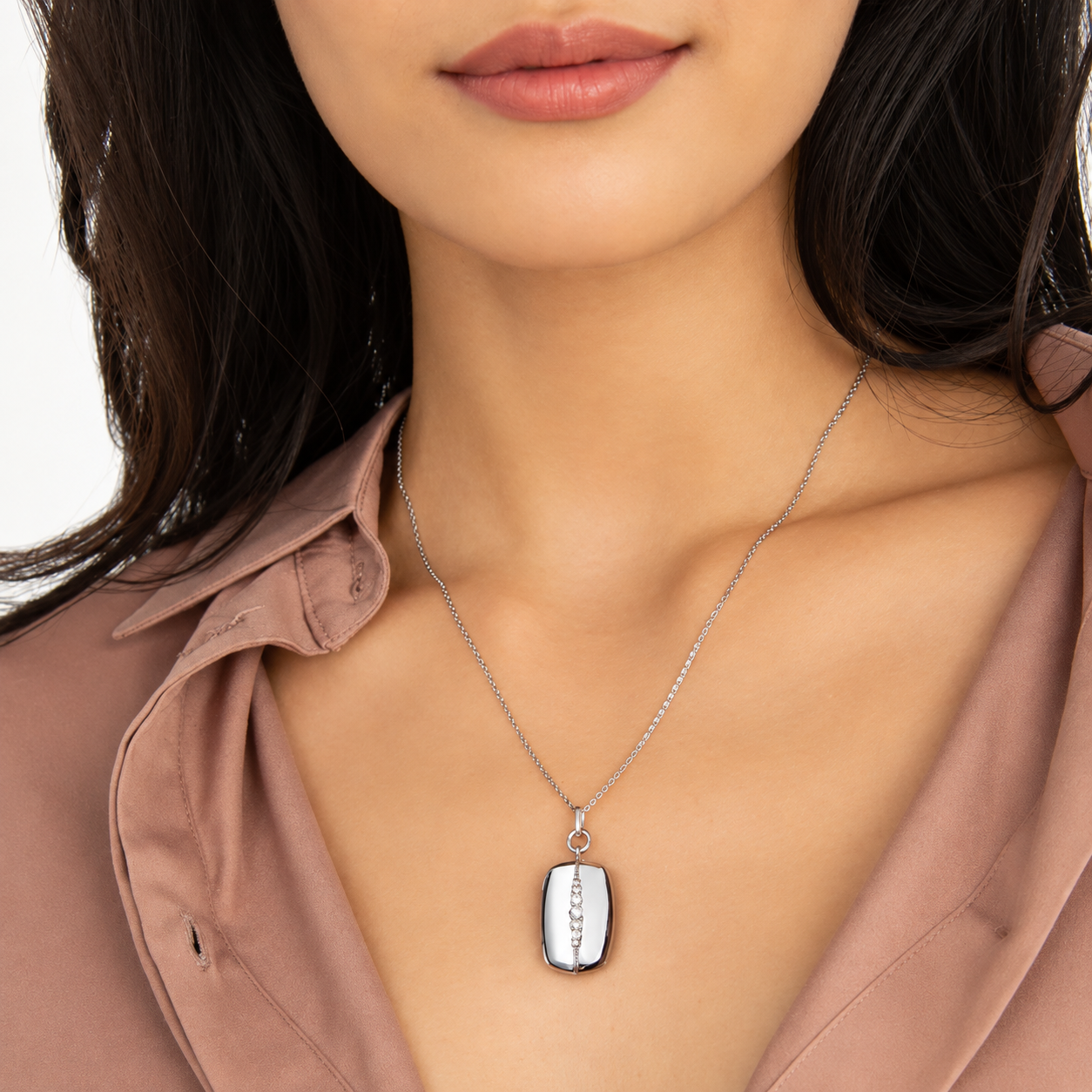 White Sapphire Kate Locket by Monica Rich Kosann