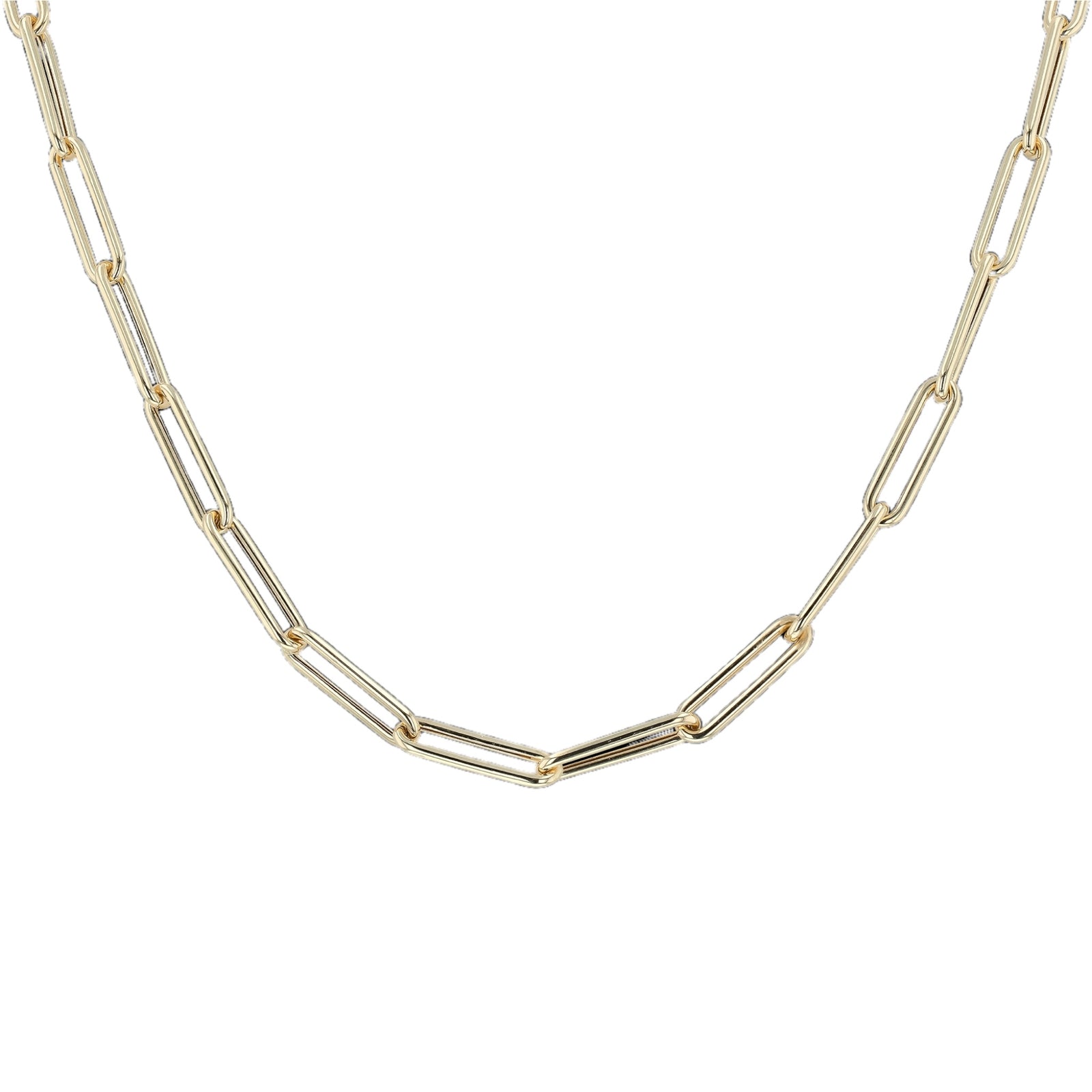 Gold Paperclip Chain