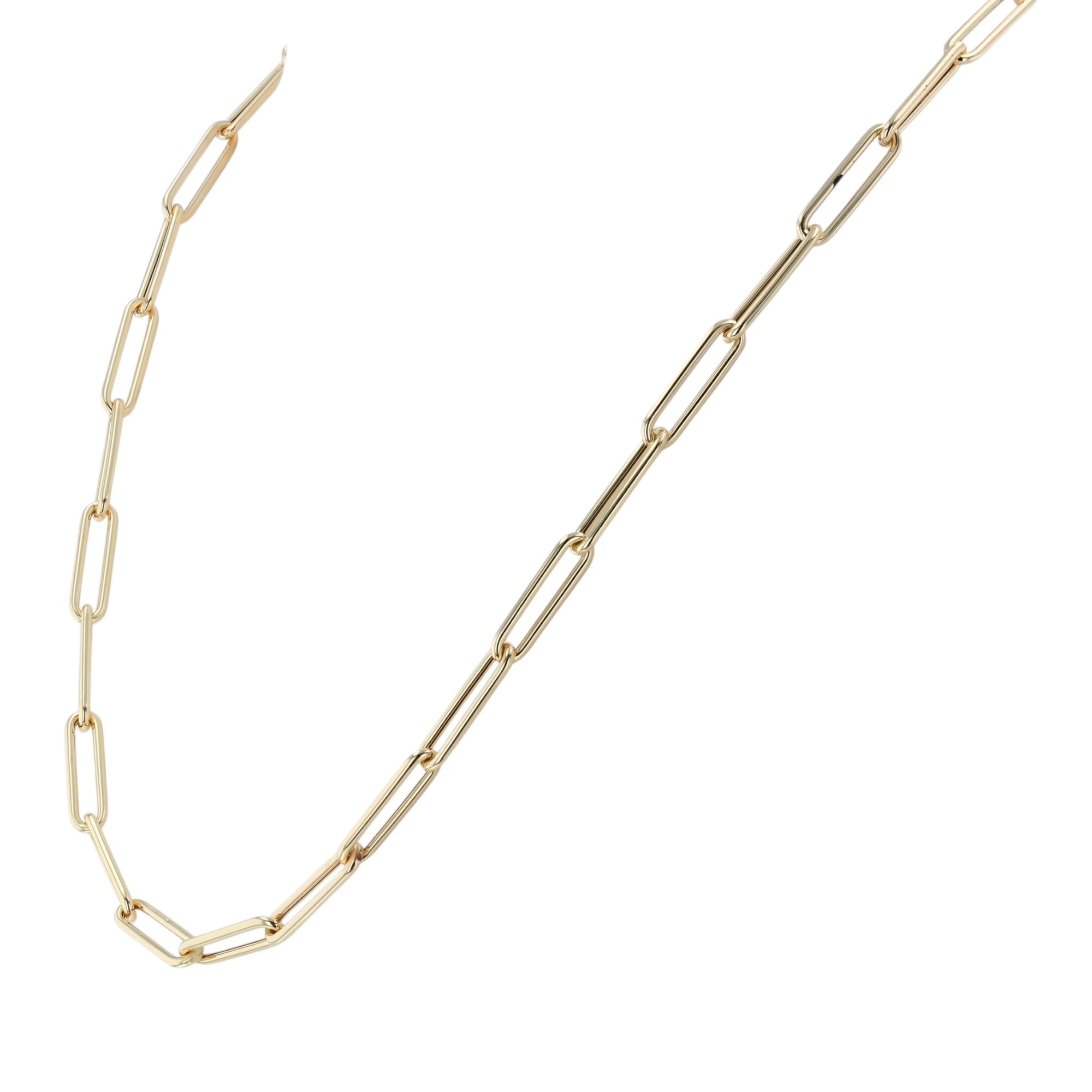 Gold Paperclip Chain