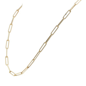 Gold Paperclip Chain