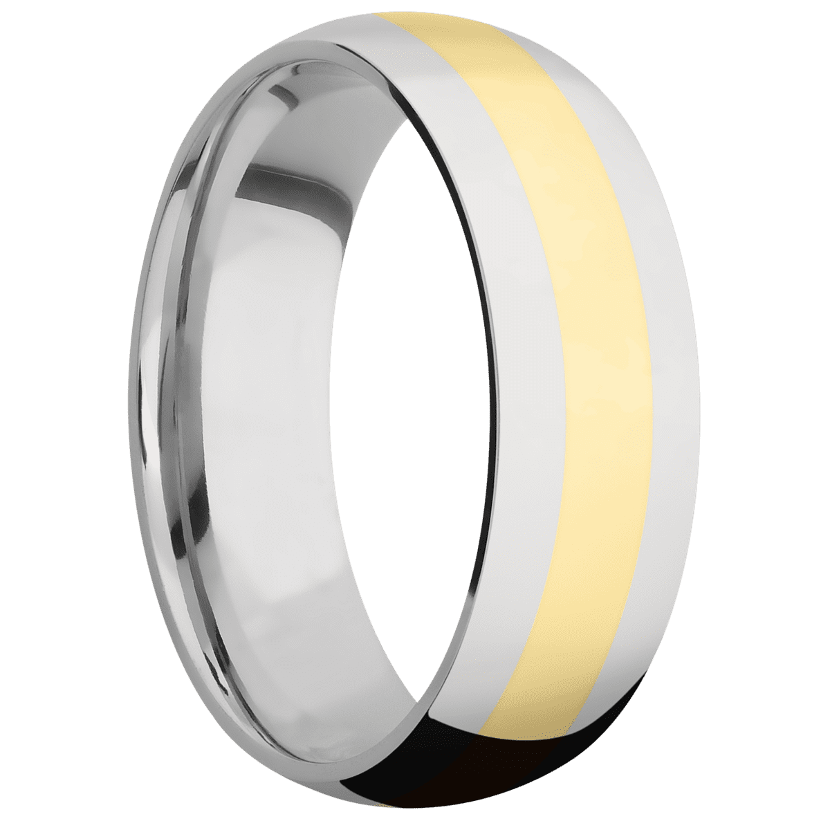 14K White Gold + Polish Finish