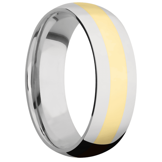 14K White Gold + Polish Finish