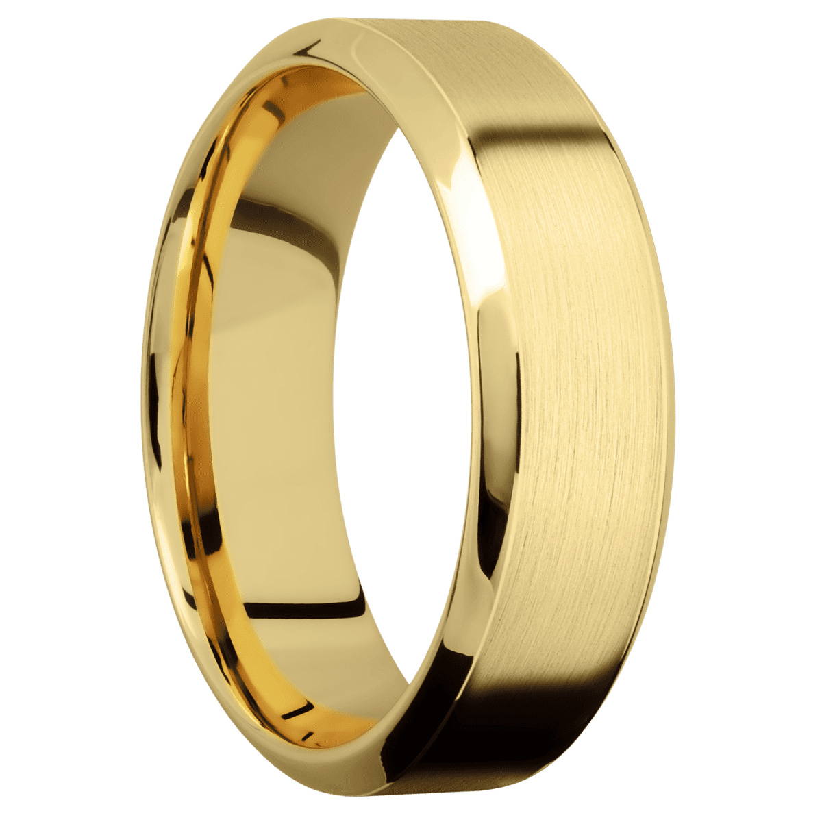14K Yellow Gold + Polish , Polish Finish