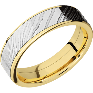 14K Yellow Gold + Polish Finish