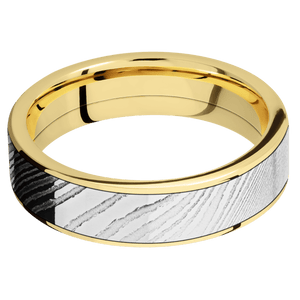 14K Yellow Gold + Polish Finish