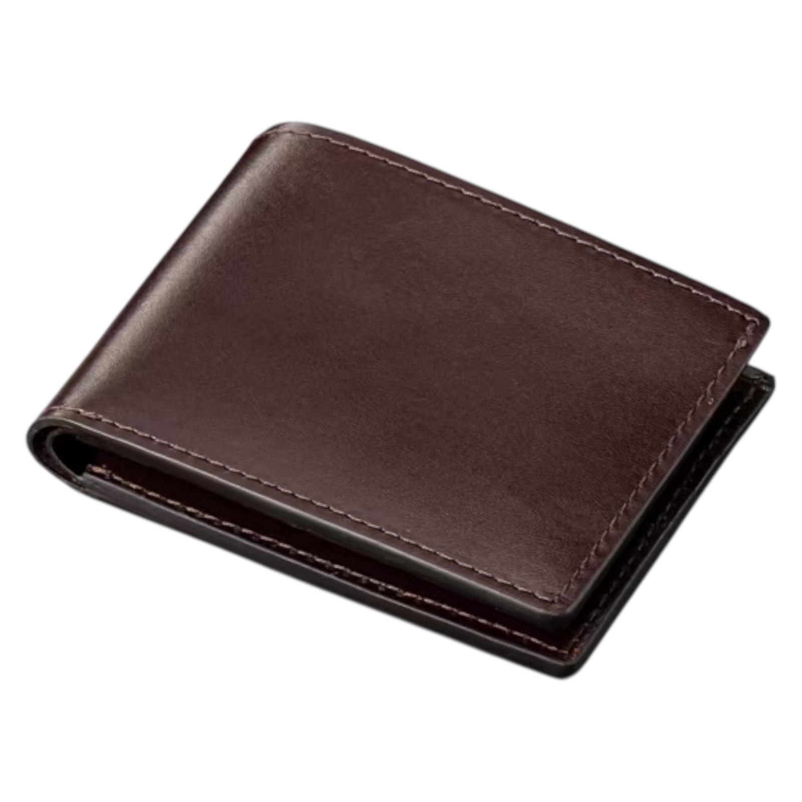 Brown Leather Smooth Bifold Wallet by William Henry available at Talisman Collection Fine Jewelers in El Dorado Hills, CA and online