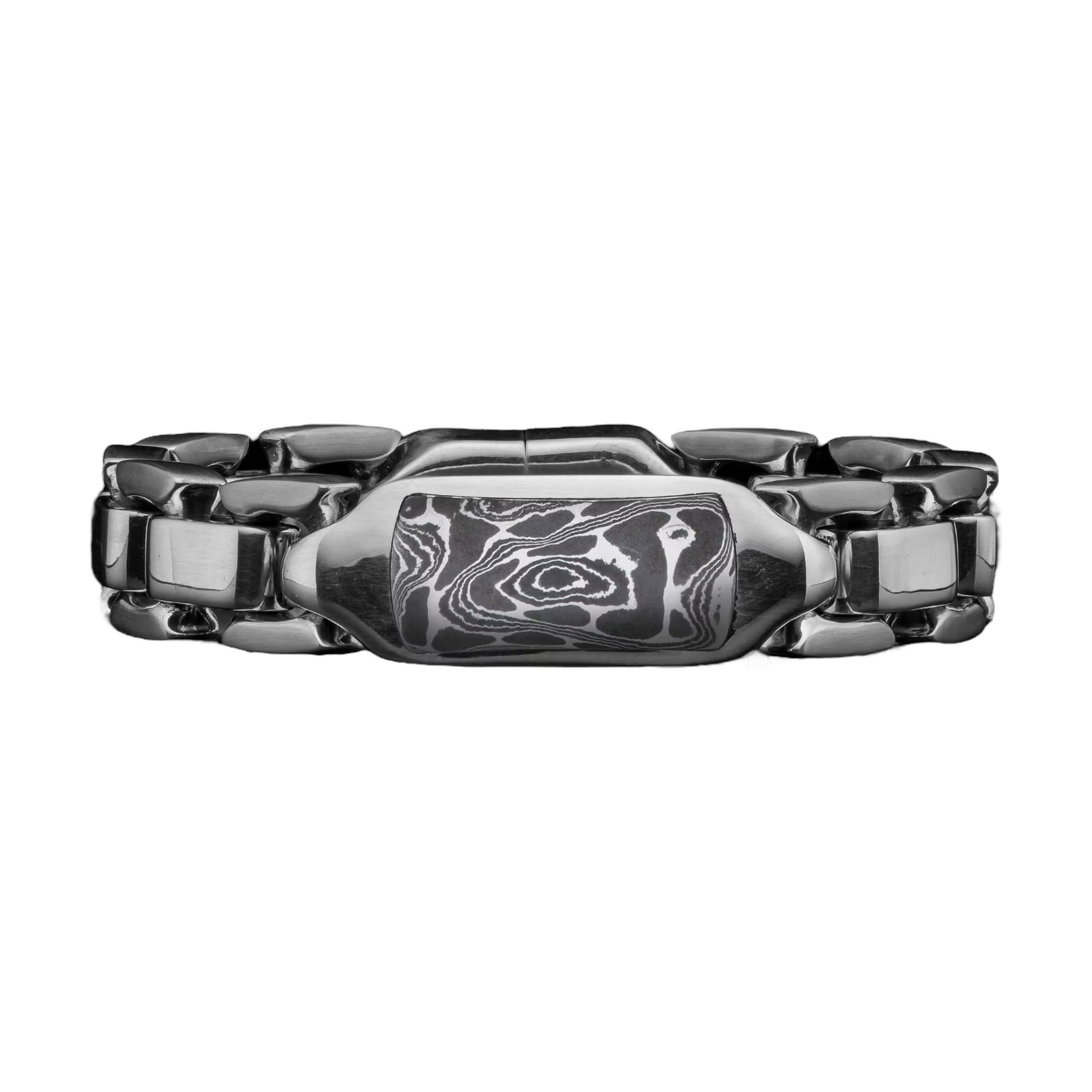 Sterling Silver Damascus Identity Bracelet by William Henry available at Talisman Collection Fine Jewelers in El Dorado Hills, CA and online