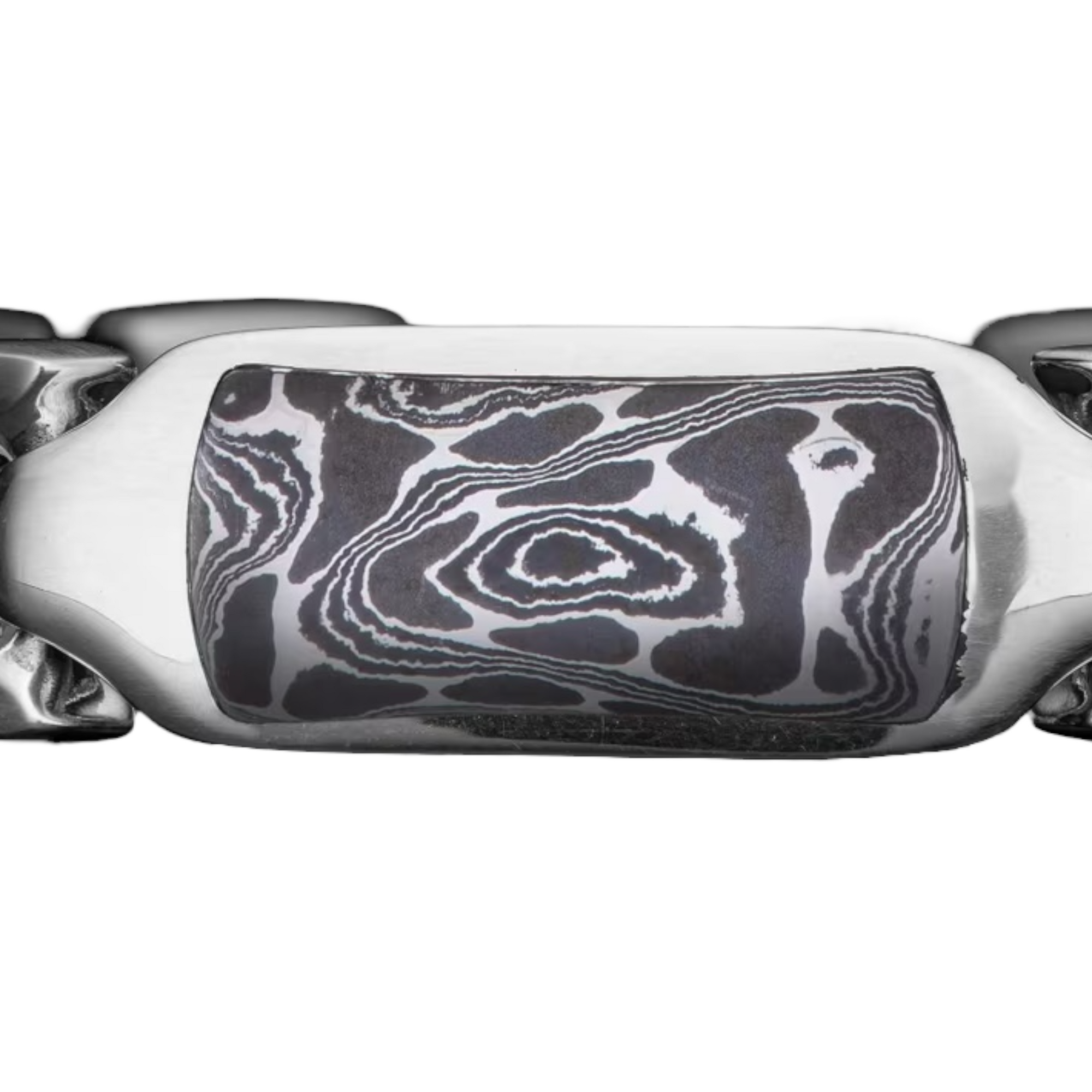 Sterling Silver Damascus Identity Bracelet by William Henry available at Talisman Collection Fine Jewelers in El Dorado Hills, CA and online