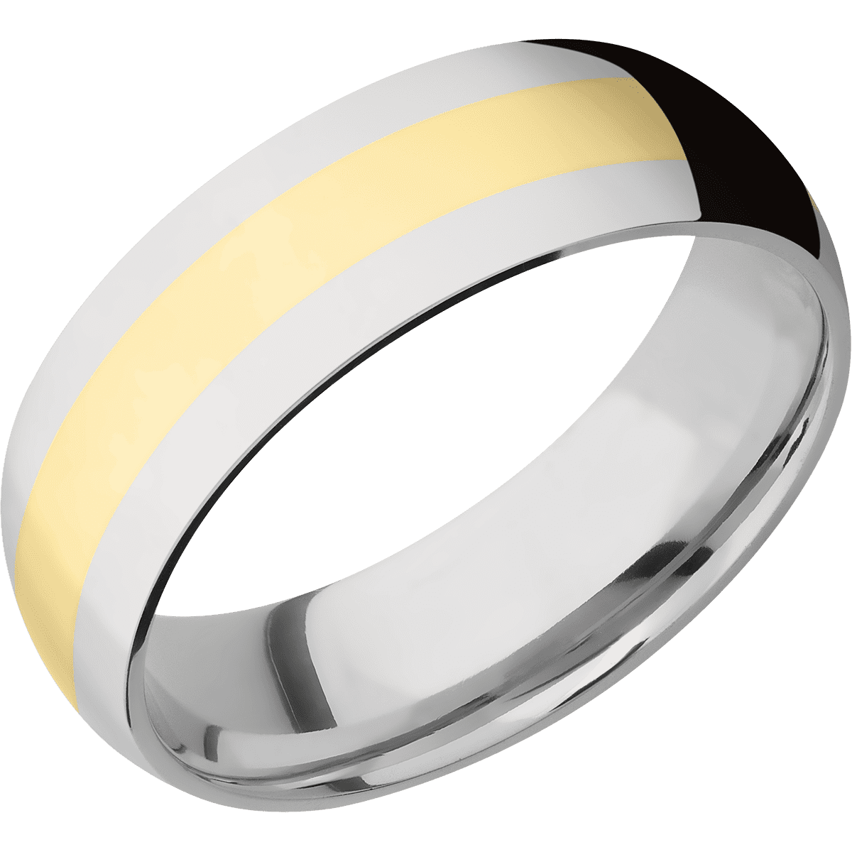 14K White Gold + Polish Finish