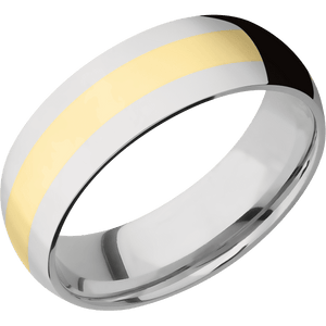 14K White Gold + Polish Finish
