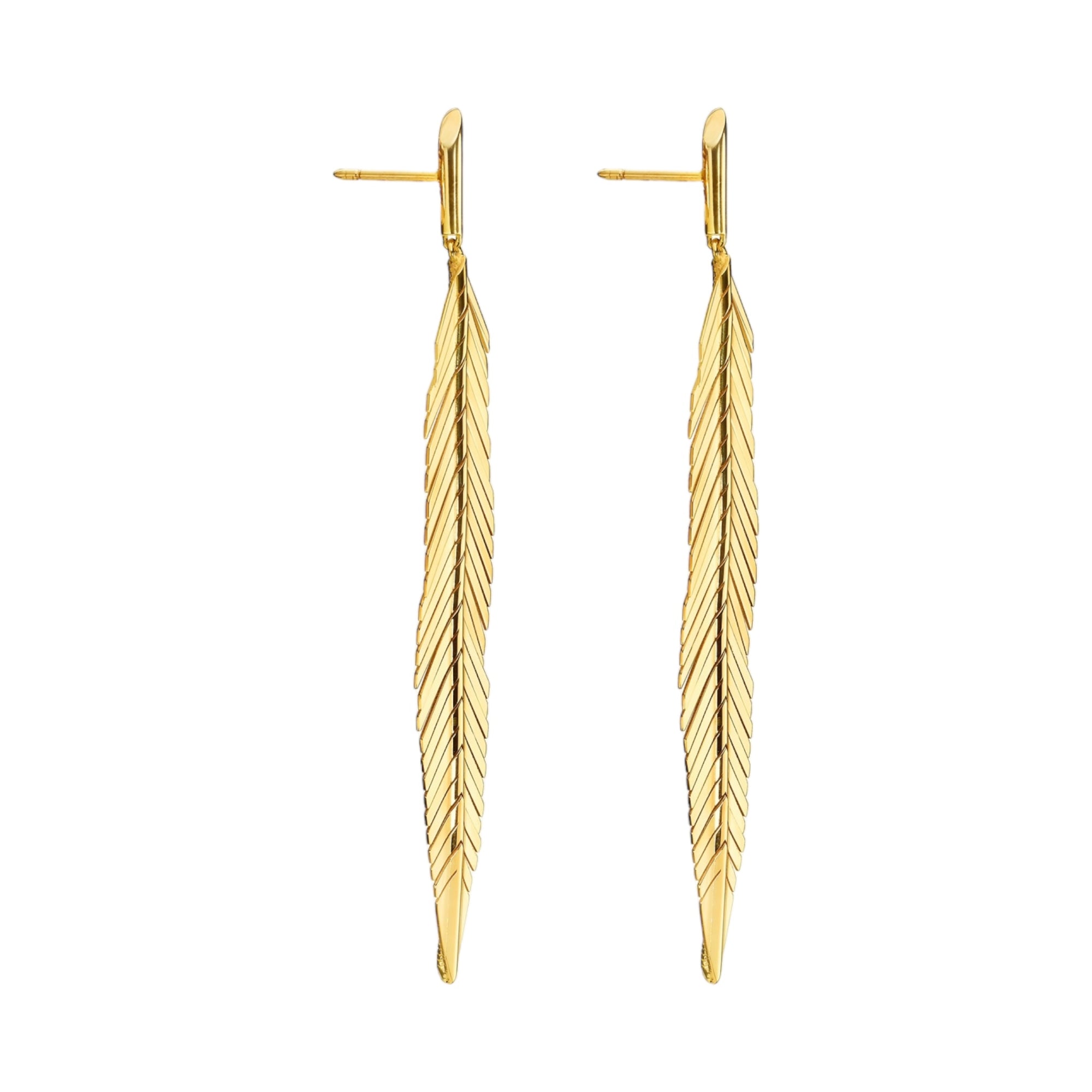 Medium Feather Earrings by Cadar available at Talisman Collection Fine Jewelers in El Dorado Hills, CA and online