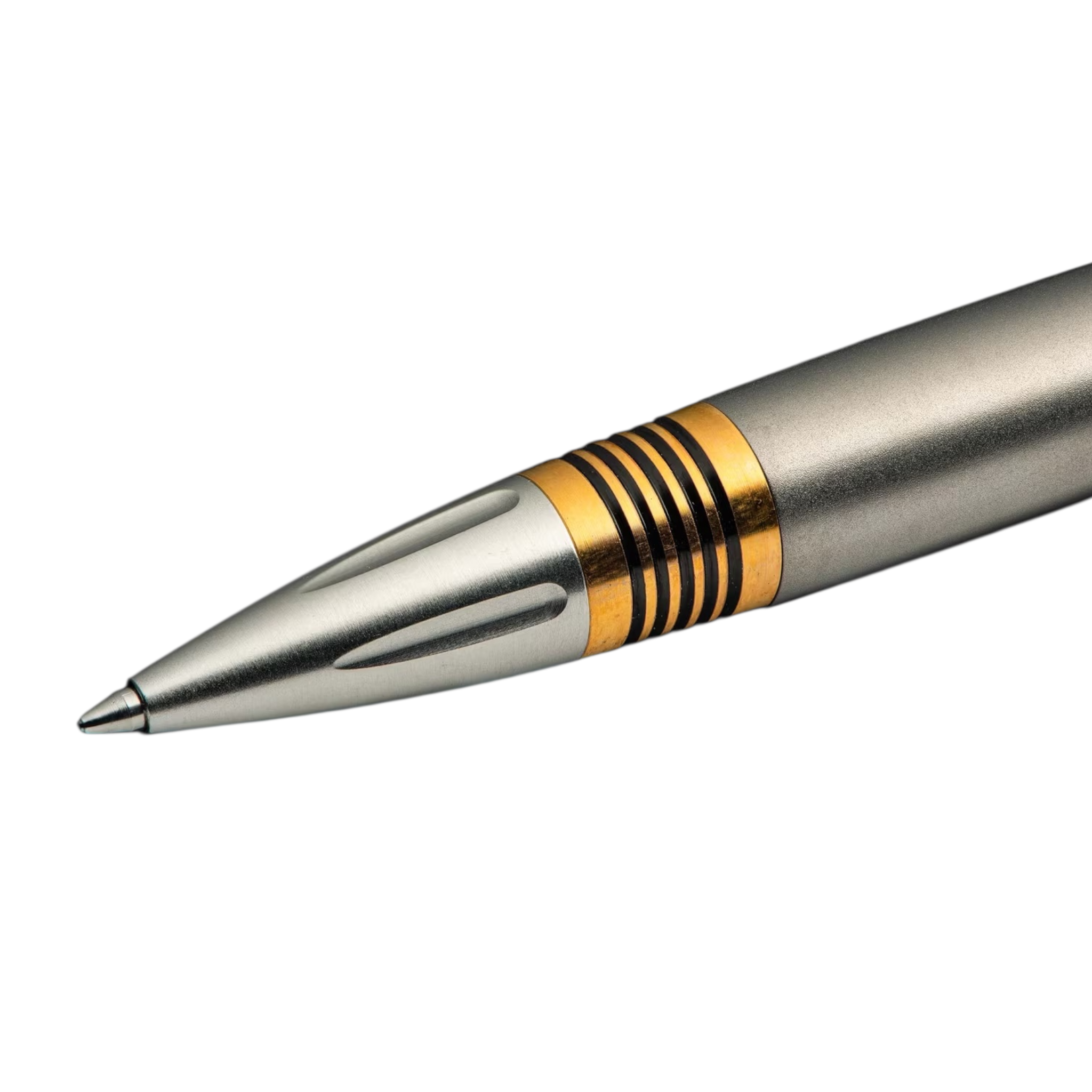 Titanium Brass Spacers Executive Pen by William Henry