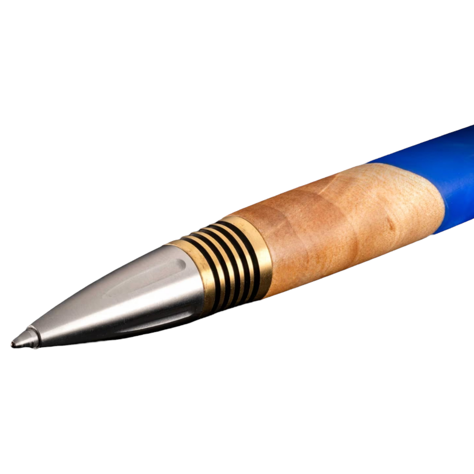 Shokwood/Blue Resin Executive Pen by William Henry available at Talisman Collection Fine Jewelers in El Dorado Hills, CA and online