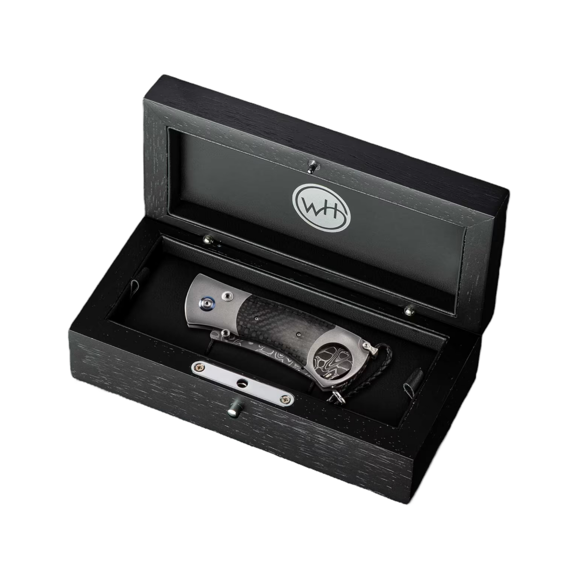 Titanium/Carbon Fiber 'Techno' Cigar Cutter by William Henry available at Talisman Collection Fine Jewelers in El Dorado Hills, CA and online