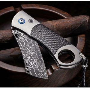 Titanium/Carbon Fiber 'Techno' Cigar Cutter by William Henry available at Talisman Collection Fine Jewelers in El Dorado Hills, CA and online