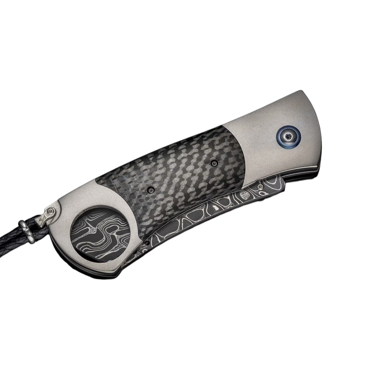 Titanium/Carbon Fiber 'Techno' Cigar Cutter by William Henry available at Talisman Collection Fine Jewelers in El Dorado Hills, CA and online