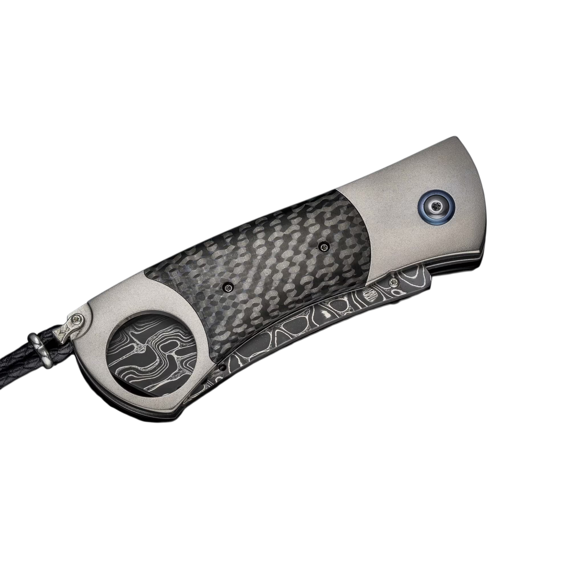 Titanium/Carbon Fiber 'Techno' Cigar Cutter by William Henry available at Talisman Collection Fine Jewelers in El Dorado Hills, CA and online