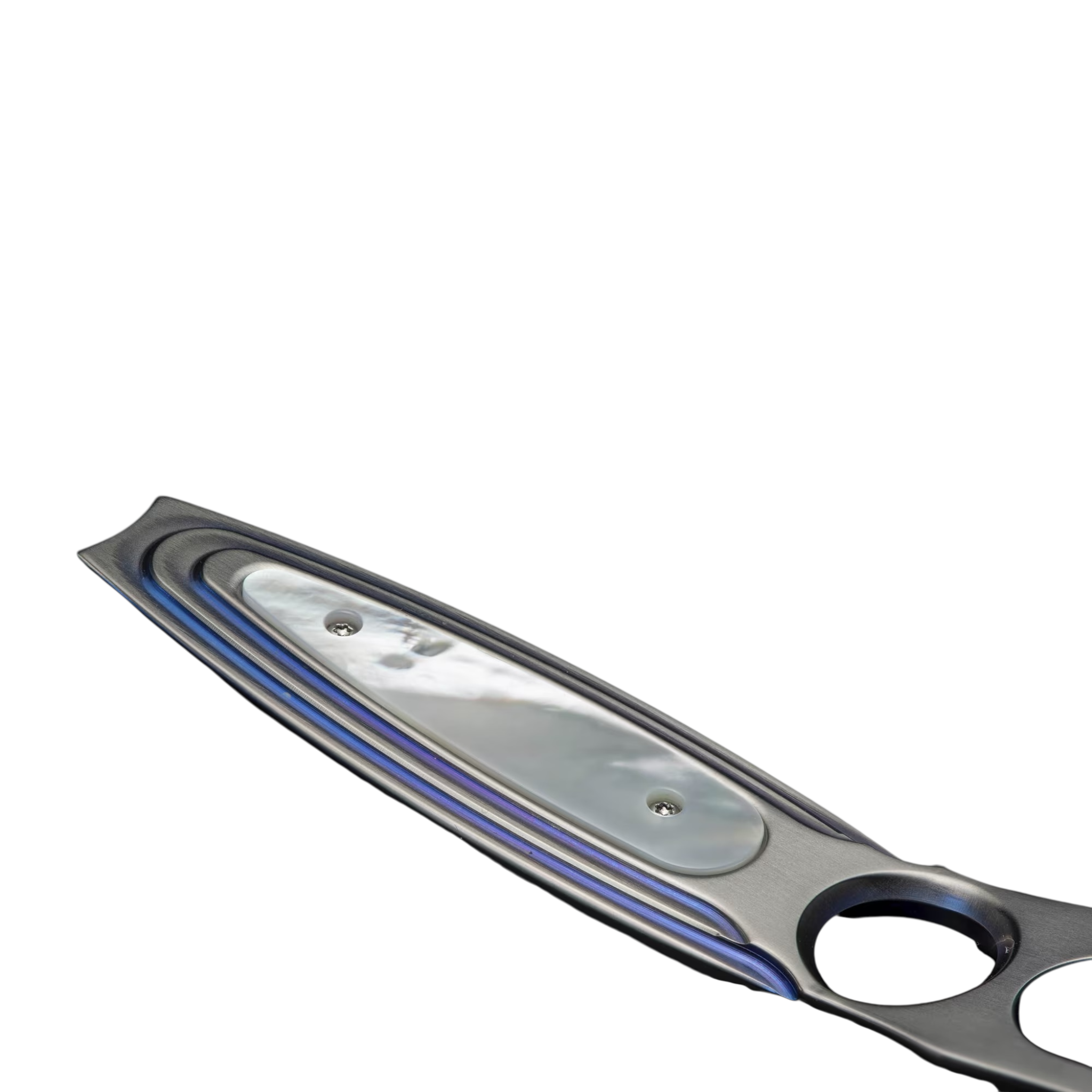 Titanium/Mother Of Pearl 'Spy Glass' Divot Tool by William Henry available at Talisman Collection Fine Jewelers in El Dorado Hills, CA and online