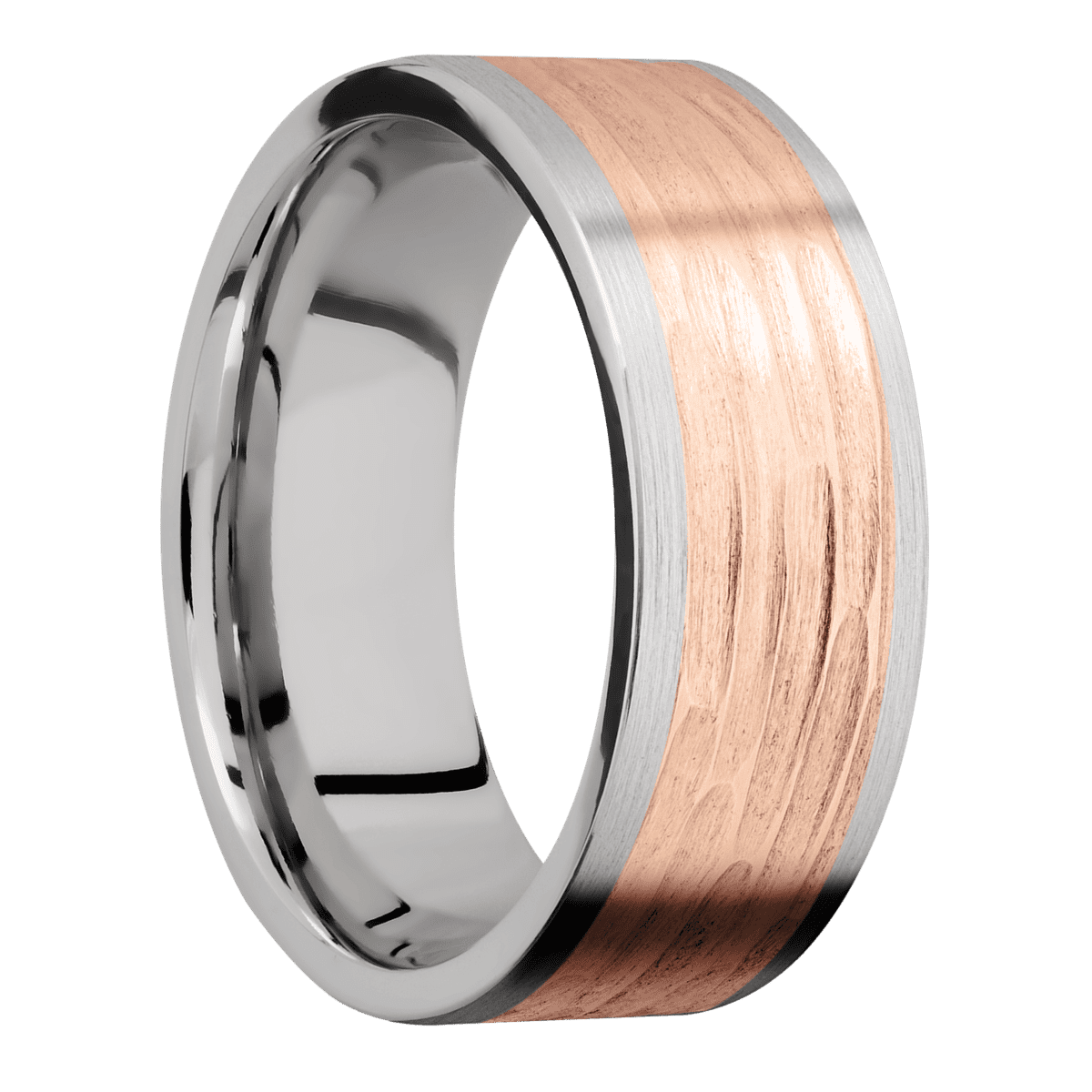 14K White Gold + Satin Finish