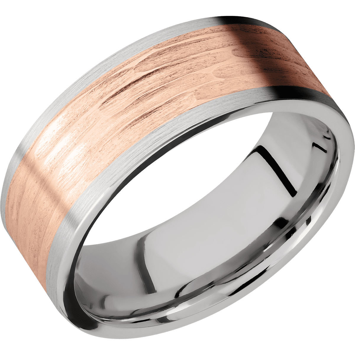 14K White Gold + Satin Finish