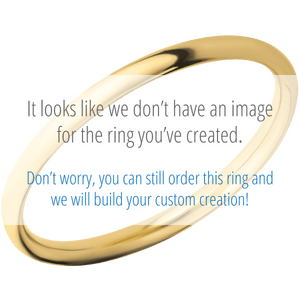 14K Yellow Gold + Satin Finish