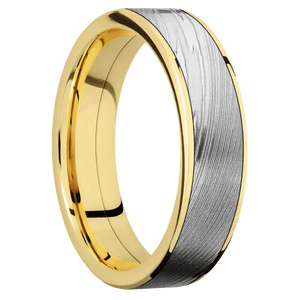 14K Yellow Gold + Polish Finish