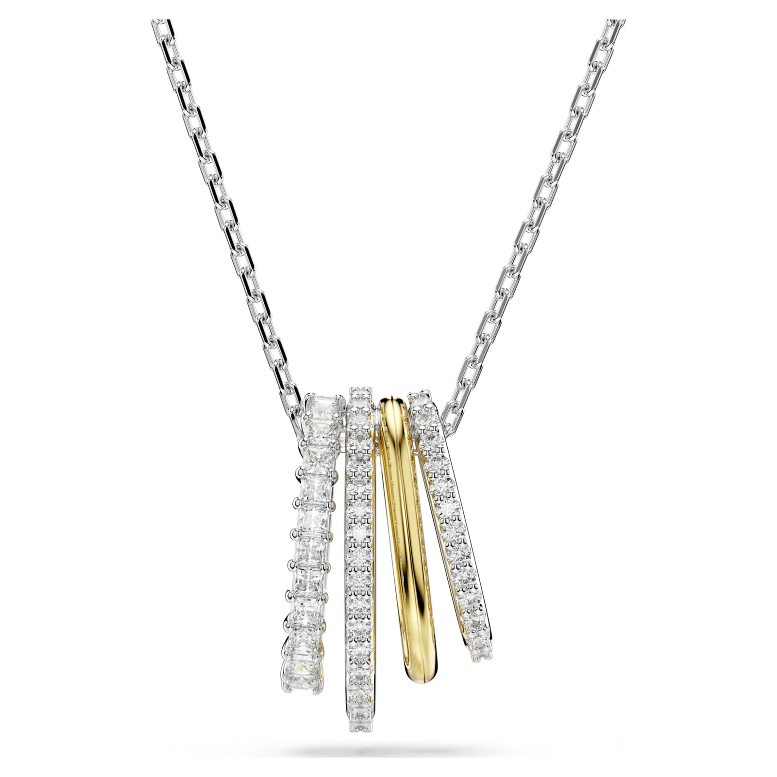 Two-Tone Hyperbola Pendant Necklaceby Swarovski