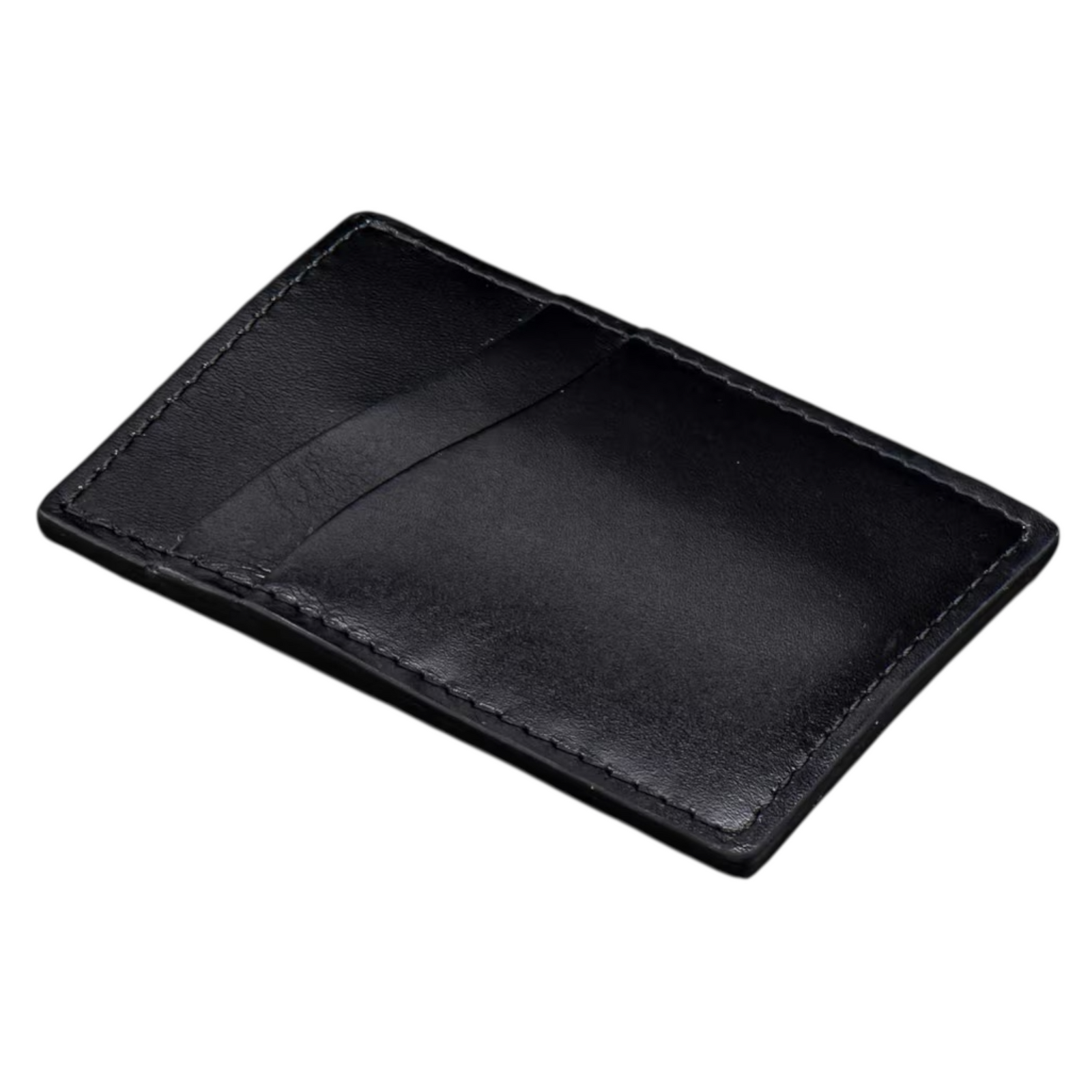Black Leather 'Monte Carlo' Cash & Card Wallet by William Henry available at Talisman Collection Fine Jewelers in El Dorado Hills, CA and online