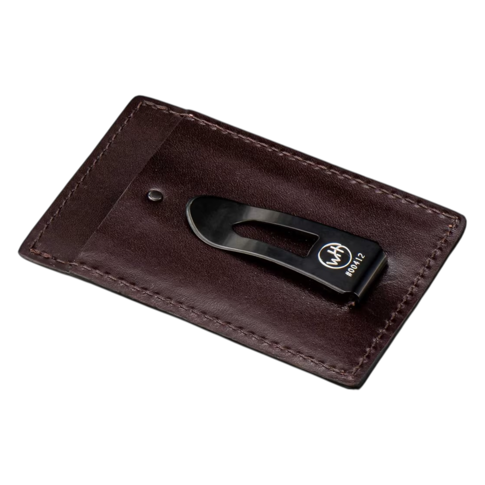 Brown Leather 'Monte Carlo' Cash & Card Wallet by William Henry available at Talisman Collection Fine Jewelers in El Dorado Hills, CA and online