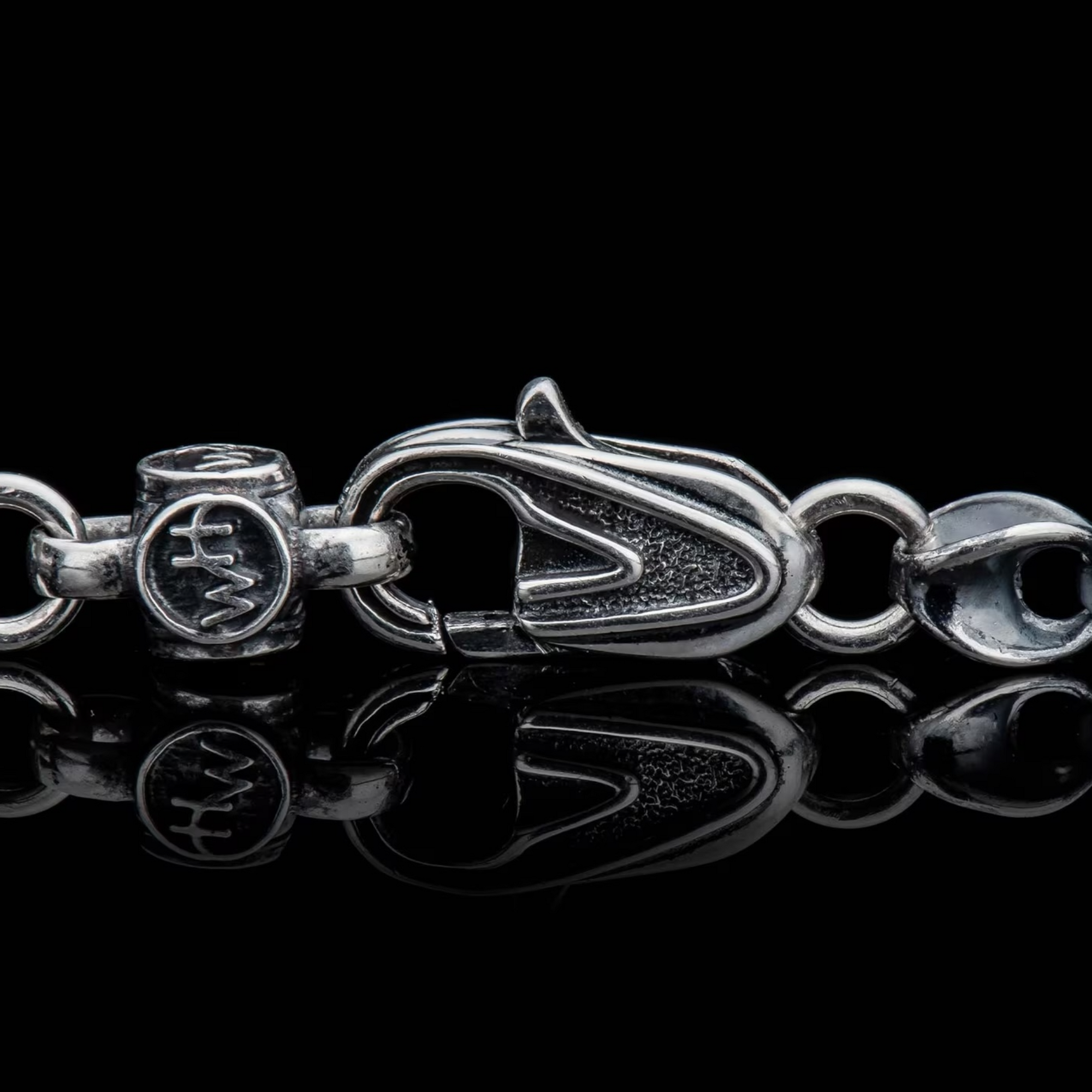 Sterling Silver Oxidized 'Caesar' Link 22" Chn by William Henry available at Talisman Collection Fine Jewelers in El Dorado Hills, CA and online
