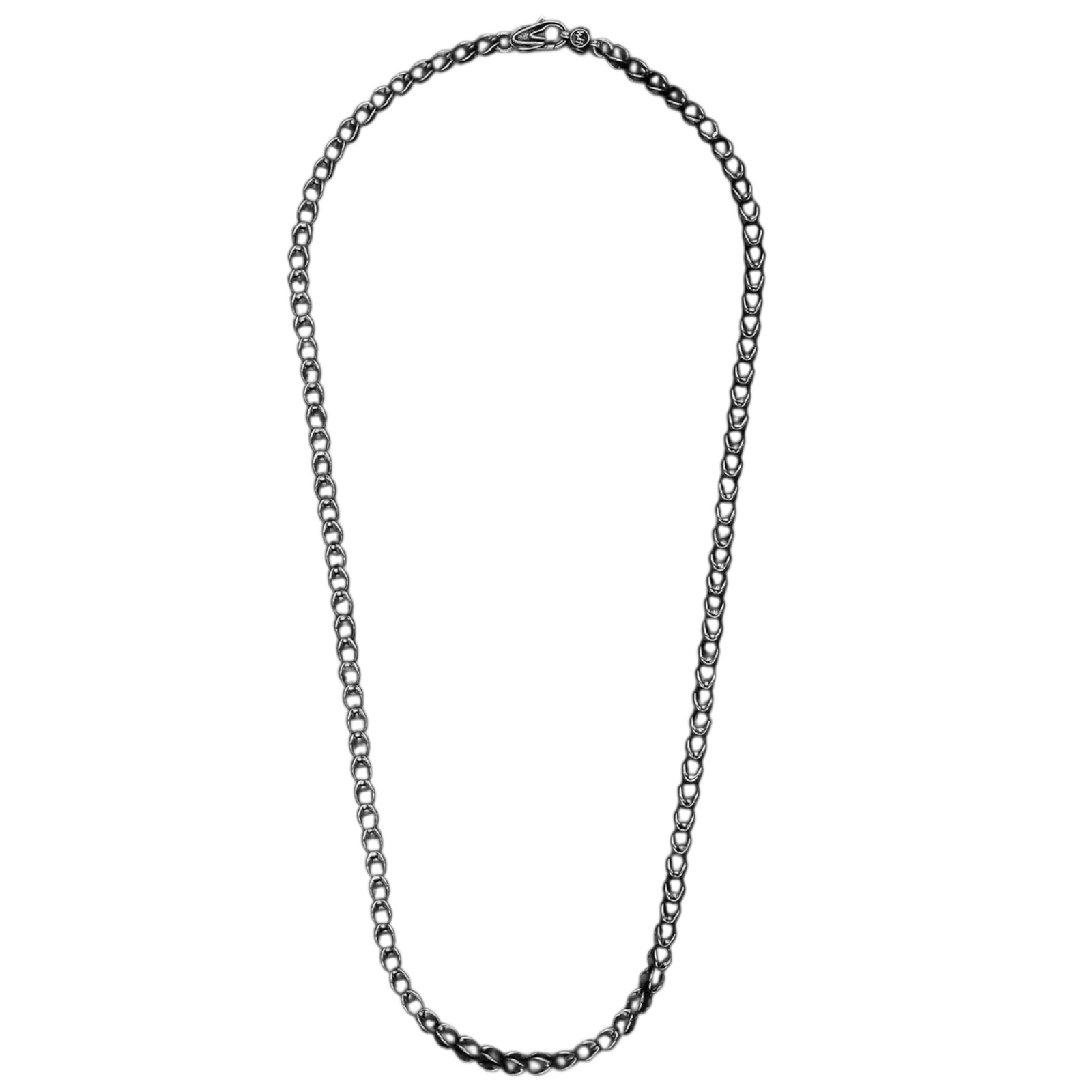 Sterling Silver Oxidized 'Caesar' Link 22" Chn by William Henry available at Talisman Collection Fine Jewelers in El Dorado Hills, CA and online