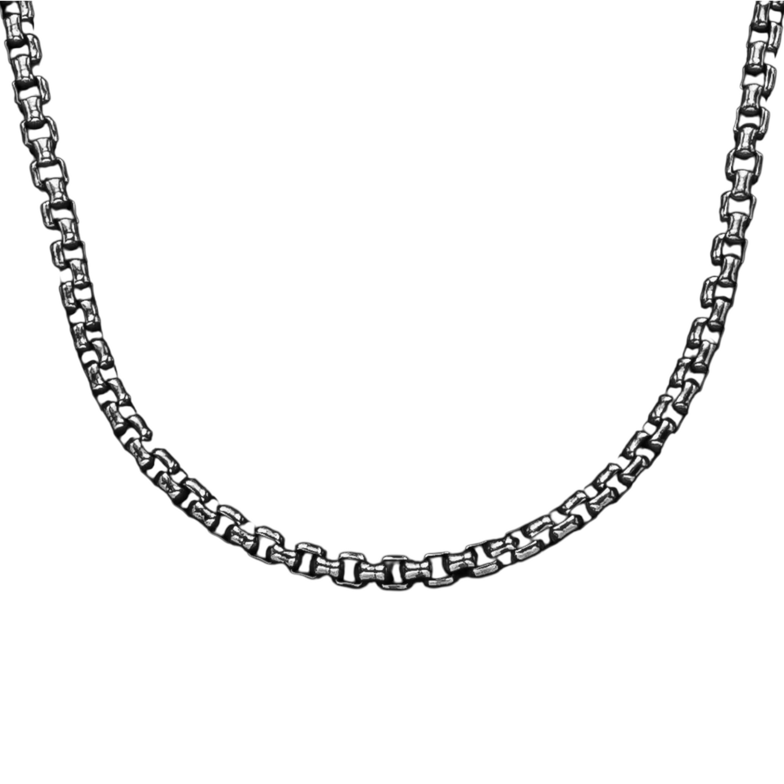 Sterling Silver 'Marcus' Round Box 22" Chain by William Henry available at Talisman Collection Fine Jewelers in El Dorado Hills, CA and online
