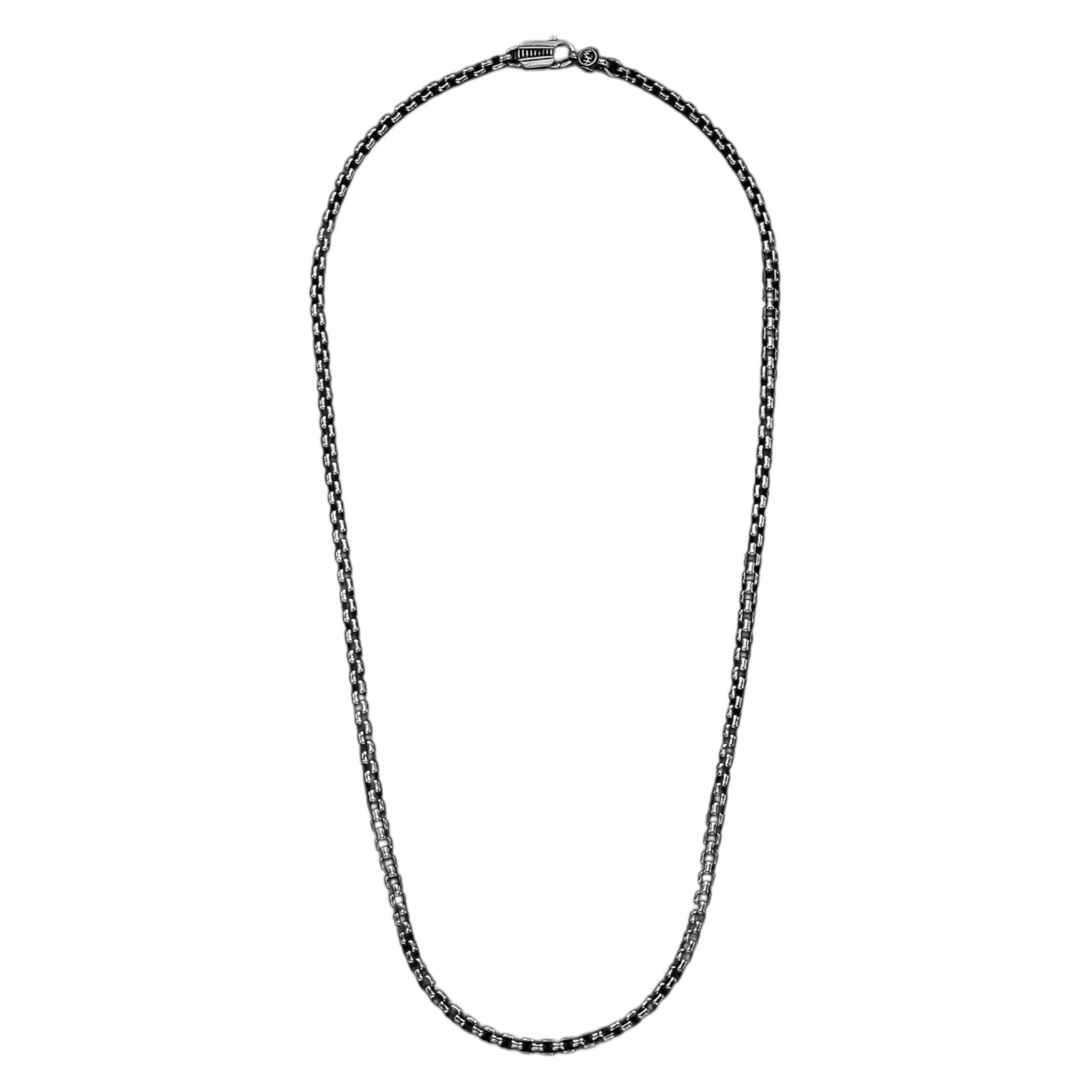 Sterling Silver 'Marcus' Round Box 22" Chain by William Henry available at Talisman Collection Fine Jewelers in El Dorado Hills, CA and online