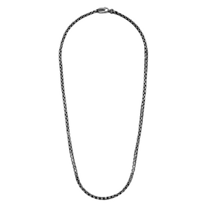 Sterling Silver 'Marcus' Round Box 22" Chain by William Henry available at Talisman Collection Fine Jewelers in El Dorado Hills, CA and online
