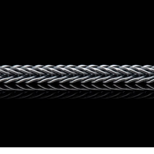 Sterling Silver 'Vesta' Oxidized 6mm Foxtail Chain 22"  by William Henry available at Talisman Collection Fine Jewelers in El Dorado Hills, CA and online