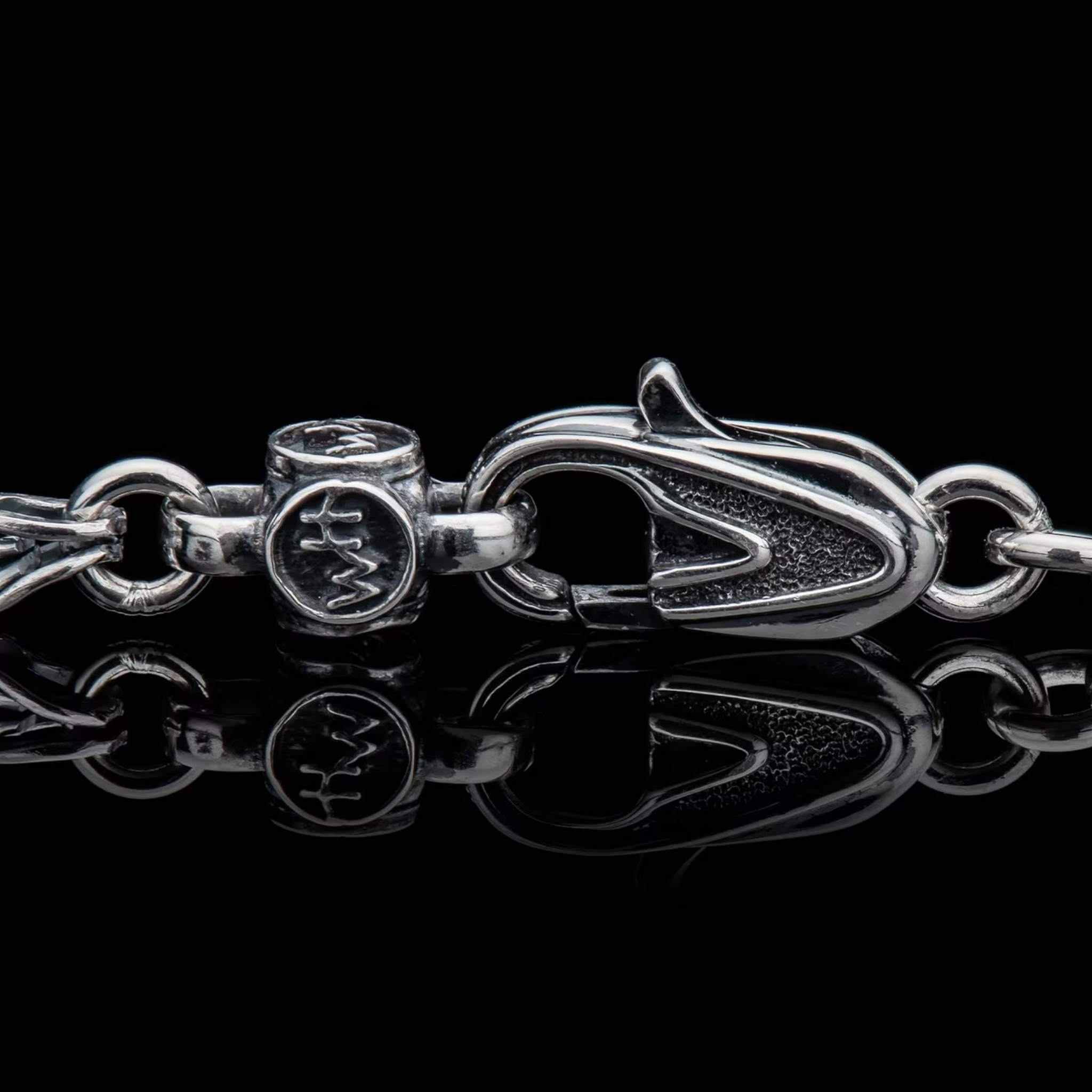 Sterling Silver 'Vesta' Oxidized 6mm Foxtail Chain 22"  by William Henry available at Talisman Collection Fine Jewelers in El Dorado Hills, CA and online