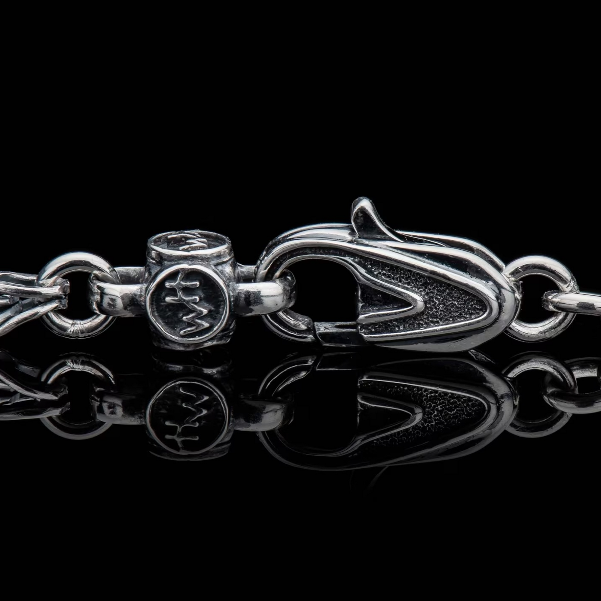 Sterling Silver 'Vesta' Oxidized 6mm Foxtail Chain 22"  by William Henry available at Talisman Collection Fine Jewelers in El Dorado Hills, CA and online