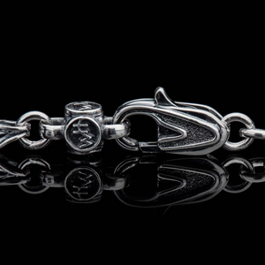 Sterling Silver 'Vesta' Oxidized 6mm Foxtail Chain 22"  by William Henry available at Talisman Collection Fine Jewelers in El Dorado Hills, CA and online