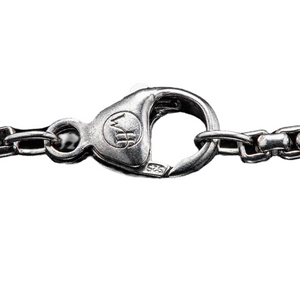 Sterling Silver/Fordite Pinnacle Pendant+ Round Box Chain 22" by William Henry available at Talisman Collection Fine Jewelers in El Dorado Hills, CA and online