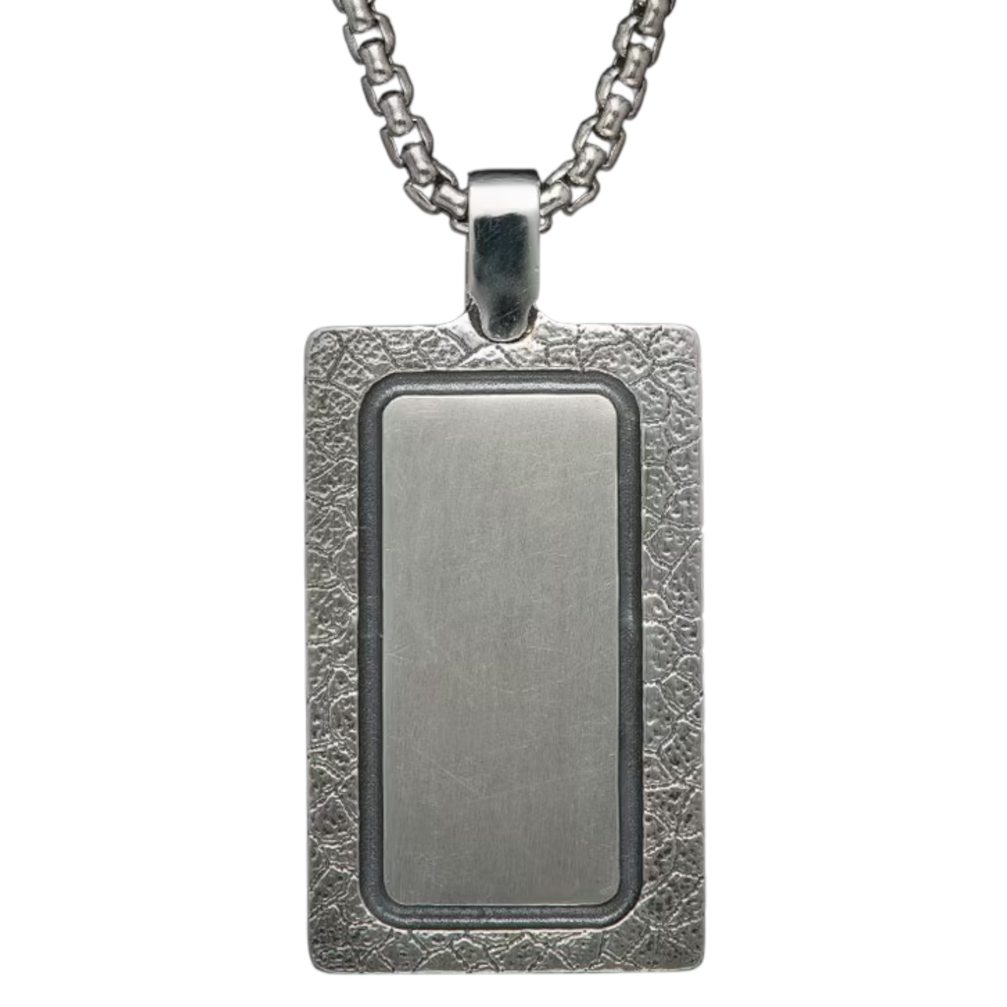 Sterling Silver/Meteorite Pinnacle Pendant+ Round Box 22" Chn  by William Henry available at Talisman Collection Fine Jewelers in El Dorado Hills, CA and online