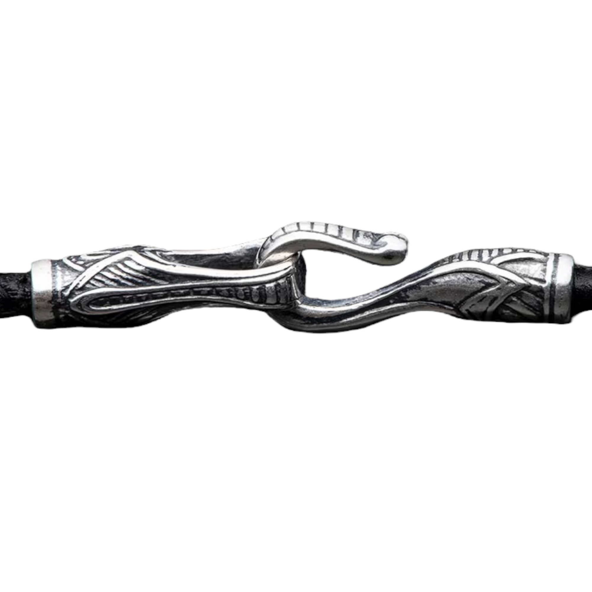 Sterling Silver/Black Leather Orbit Necklace 22" by William Henry available at Talisman Collection Fine Jewelers in El Dorado Hills, CA and online