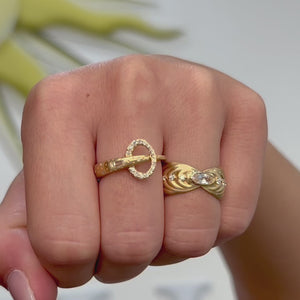 Supernova Line Ring by Meredith Young