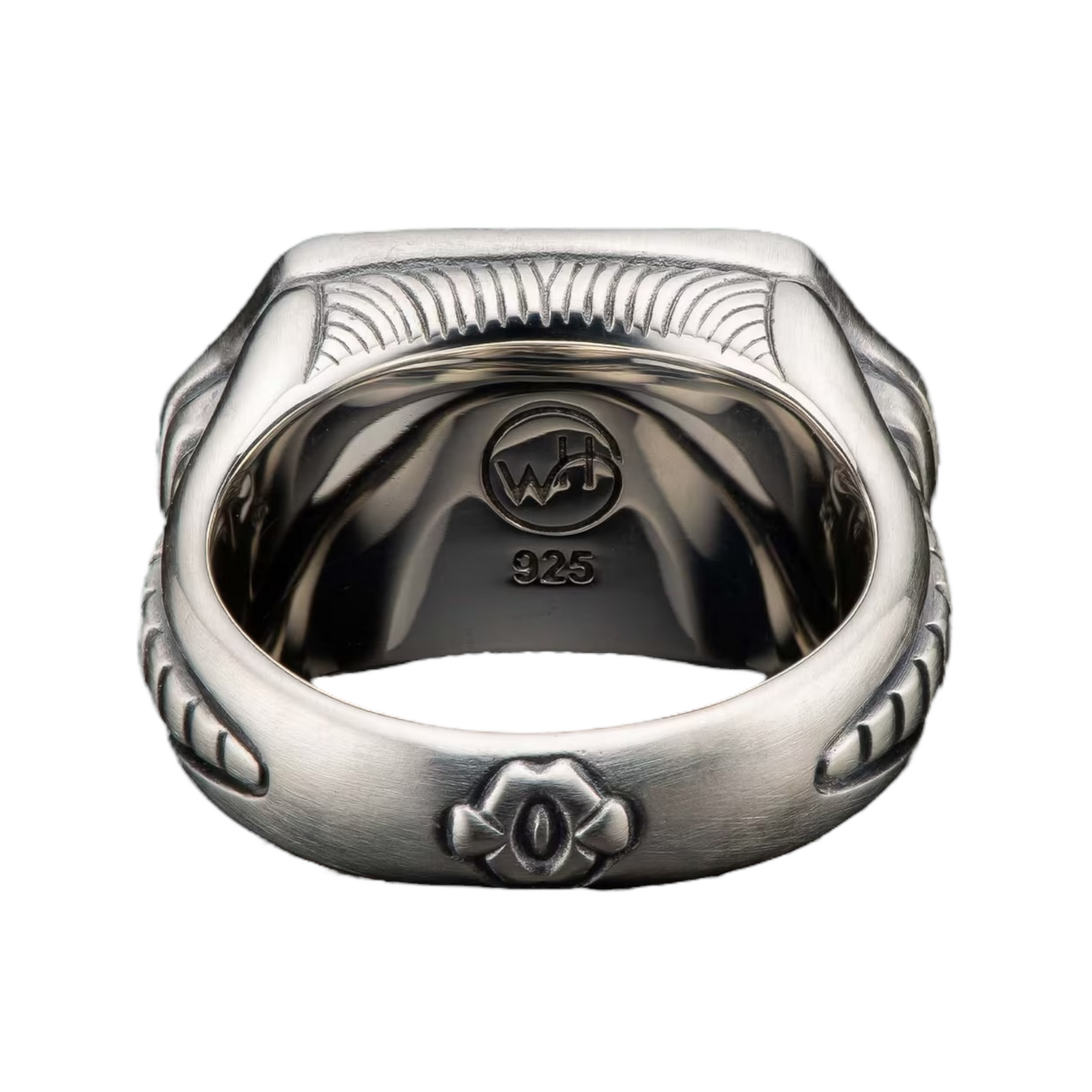 Sterling Silver 'Sleek' Labradorite Signet Ring Sz 10 by William Henry available at Talisman Collection Fine Jewelers in El Dorado Hills, CA and online