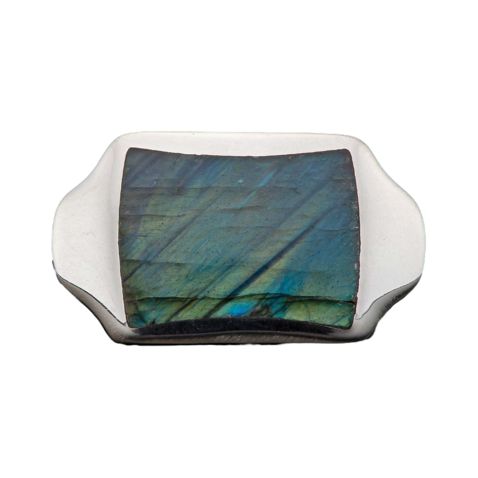 Sterling Silver 'Sleek' Labradorite Signet Ring Sz 10 by William Henry available at Talisman Collection Fine Jewelers in El Dorado Hills, CA and online