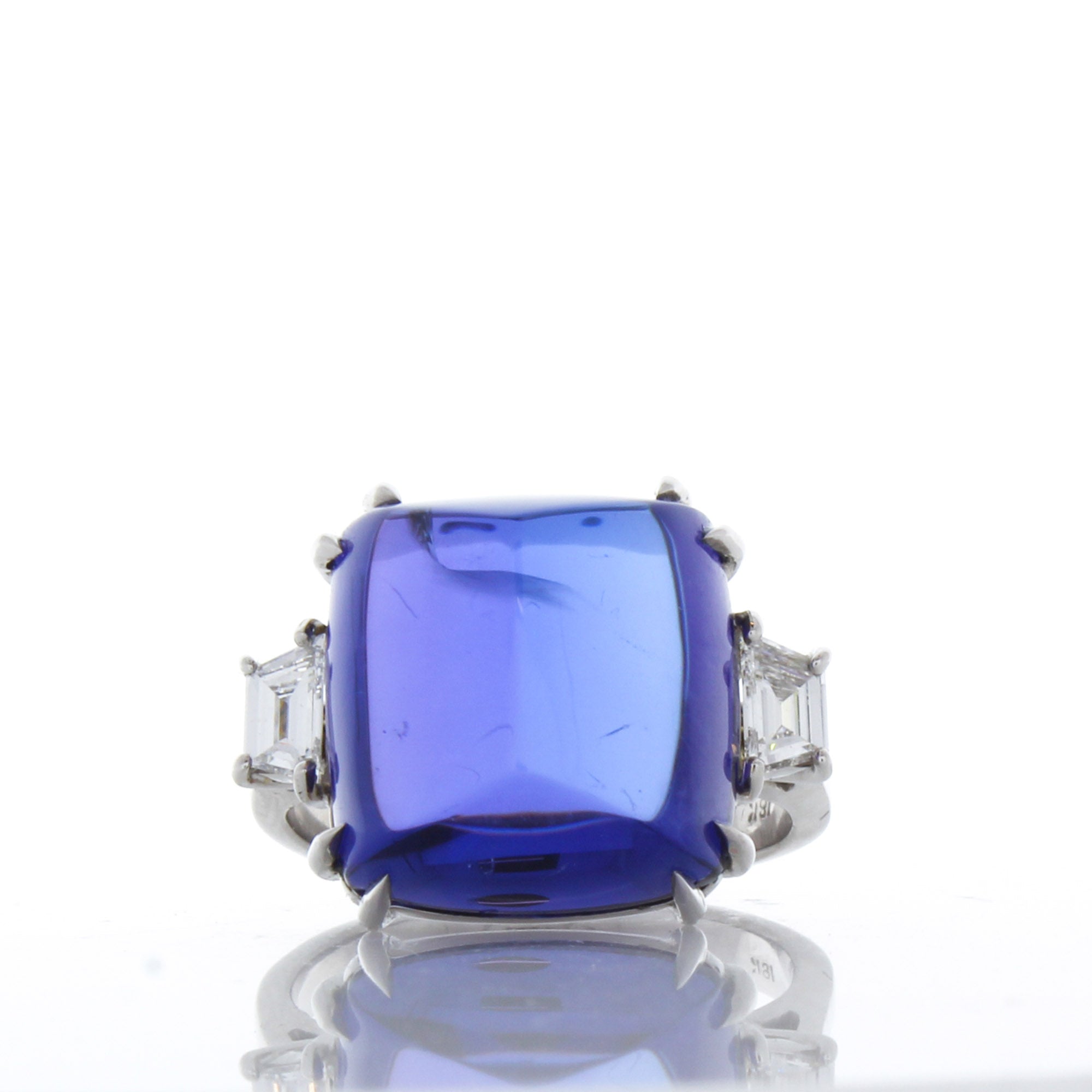 Tanzanite and Diamond Fortuna Ring