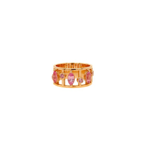 Pink Sapphire Meridian Ring by Gemma Couture