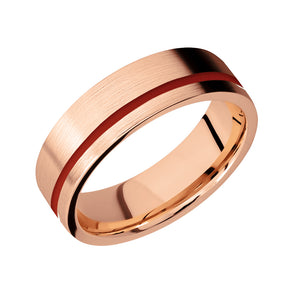 Thin Blue Line, Thin Red Line Ring - Talisman Collection Fine Jewelers