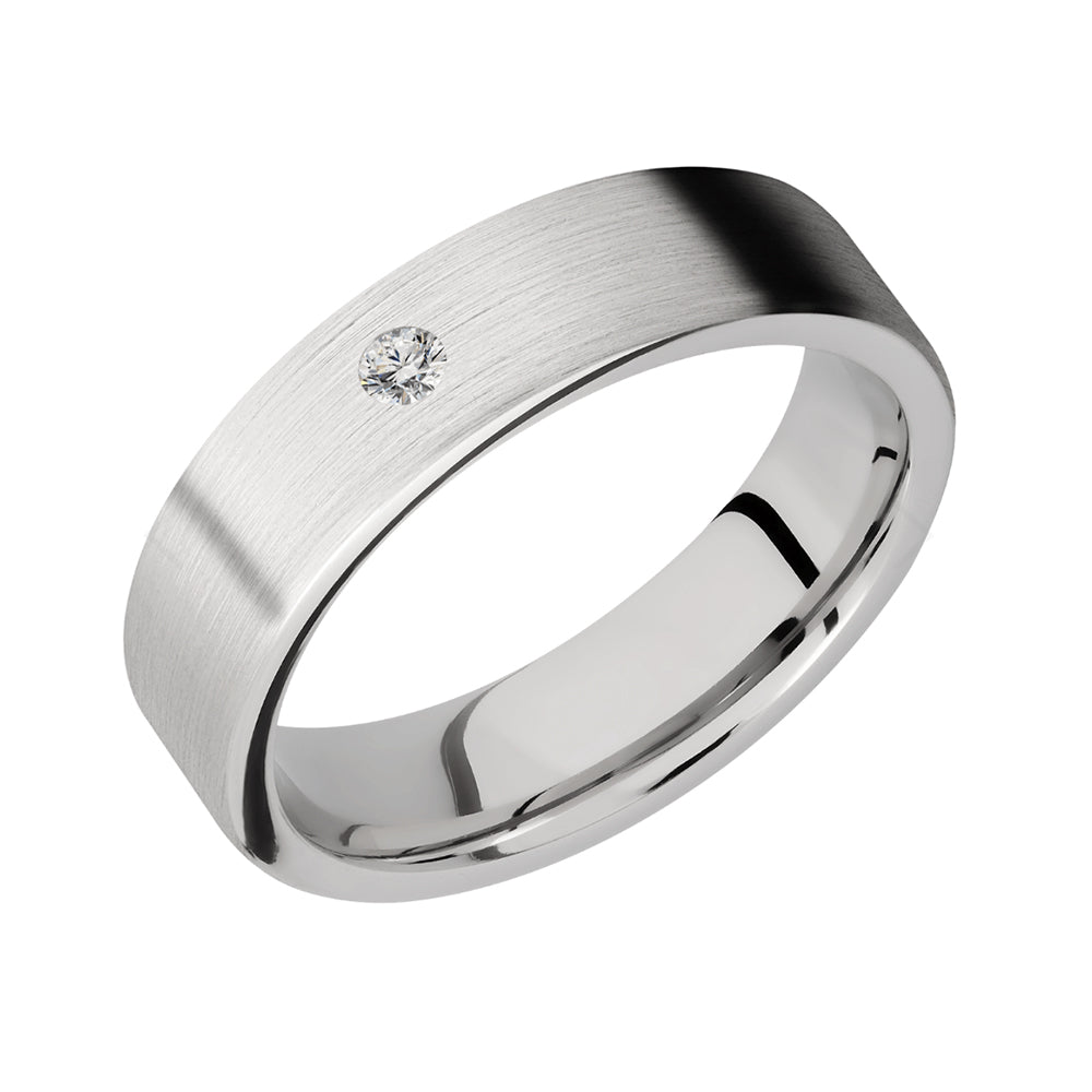 Single Diamond Men's Band - Talisman Collection Fine Jewelers